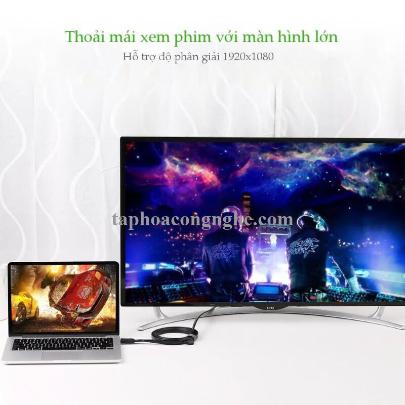 Ugreen 40232 3M màu Đen Cáp chuyển đỗi HDMI sang VGA kèm cổng trợ nguồn Micro USB MM101 30040232